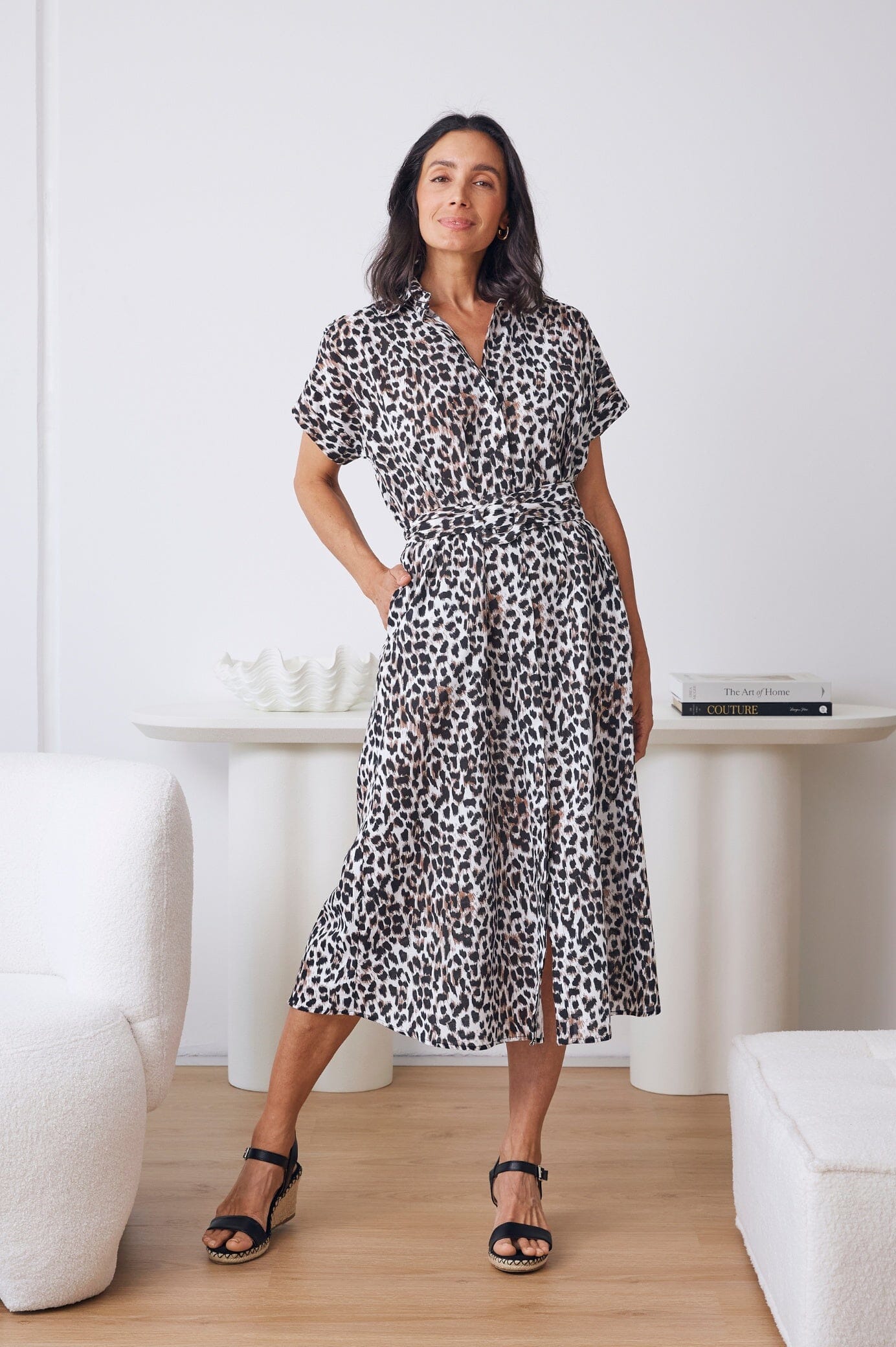 Kendi Animal Print Dress Carolina