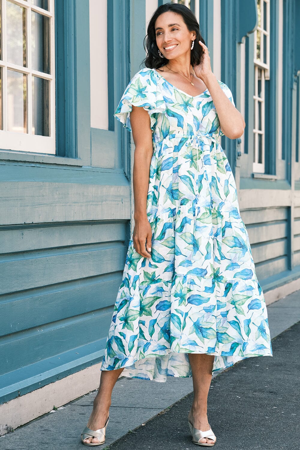 Victoria Pure Italian Linen Dress – Carolina
