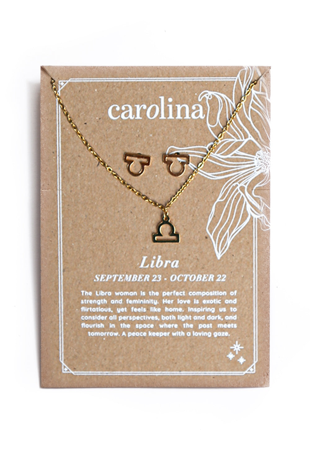 Libra zodiac online necklace