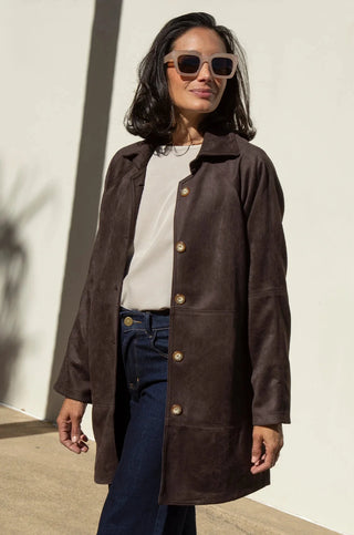 Vanessa Coat Chocolate Jacket