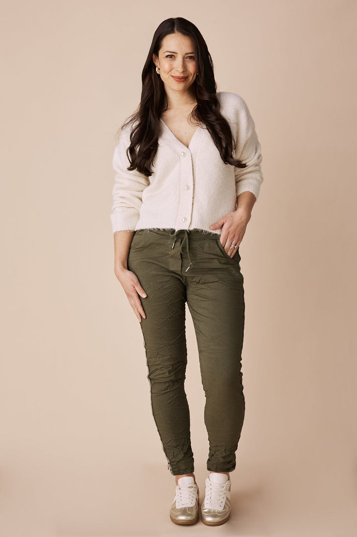 Rita Jogger Olive Pants