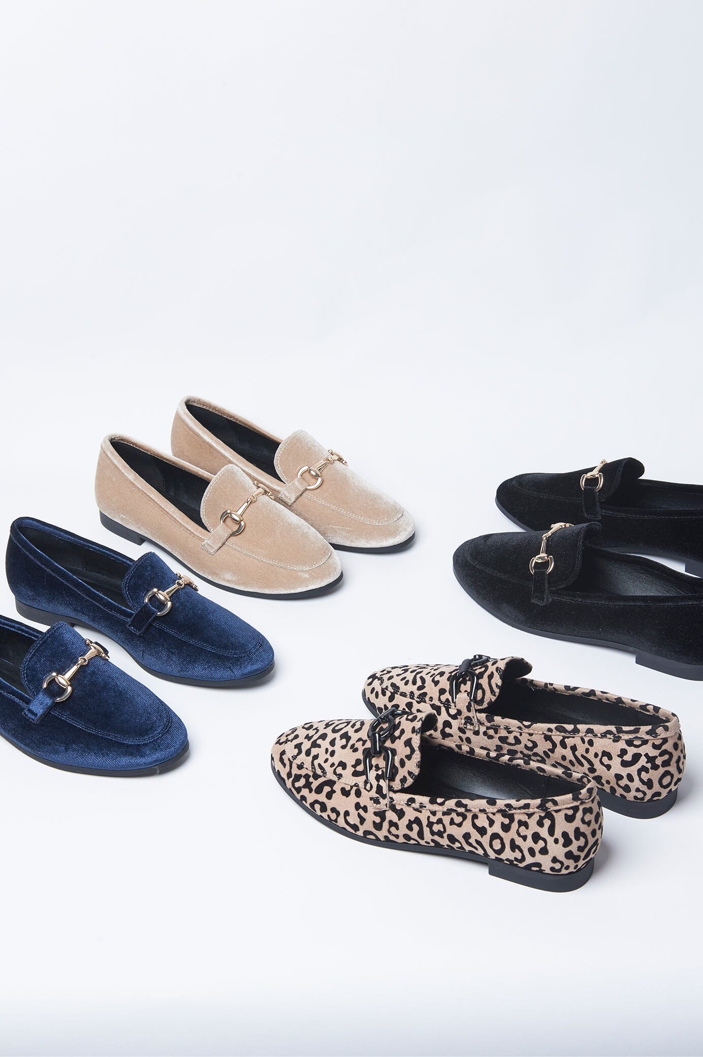 Virginia Loafers Animal Print Shoes