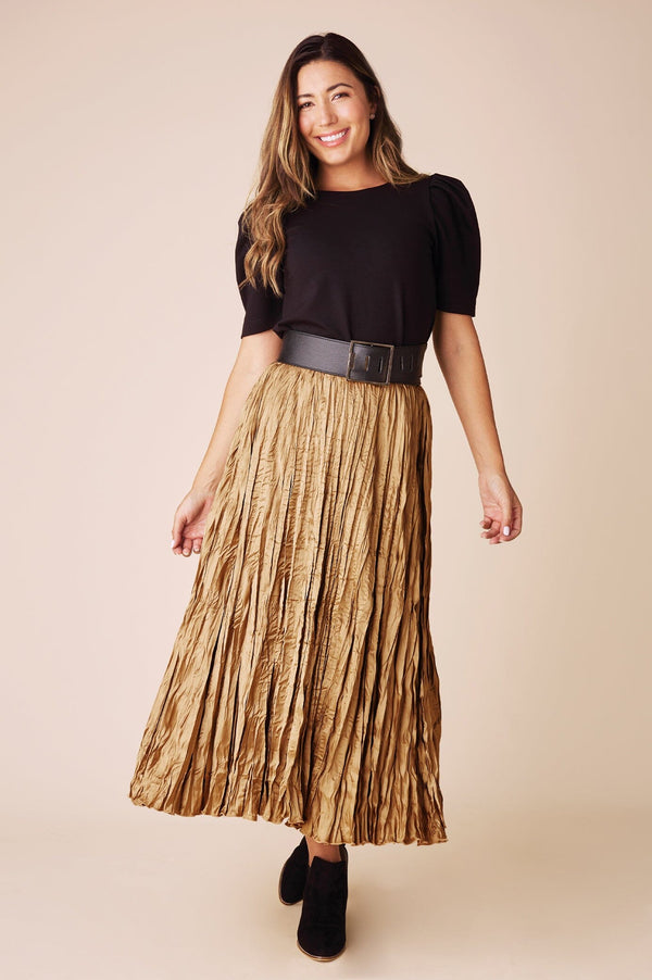 Romina Skirt Gold Skirt
