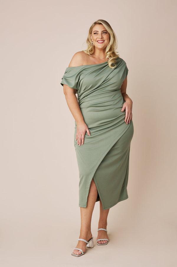 Roslyn Dress Pistachio Dress