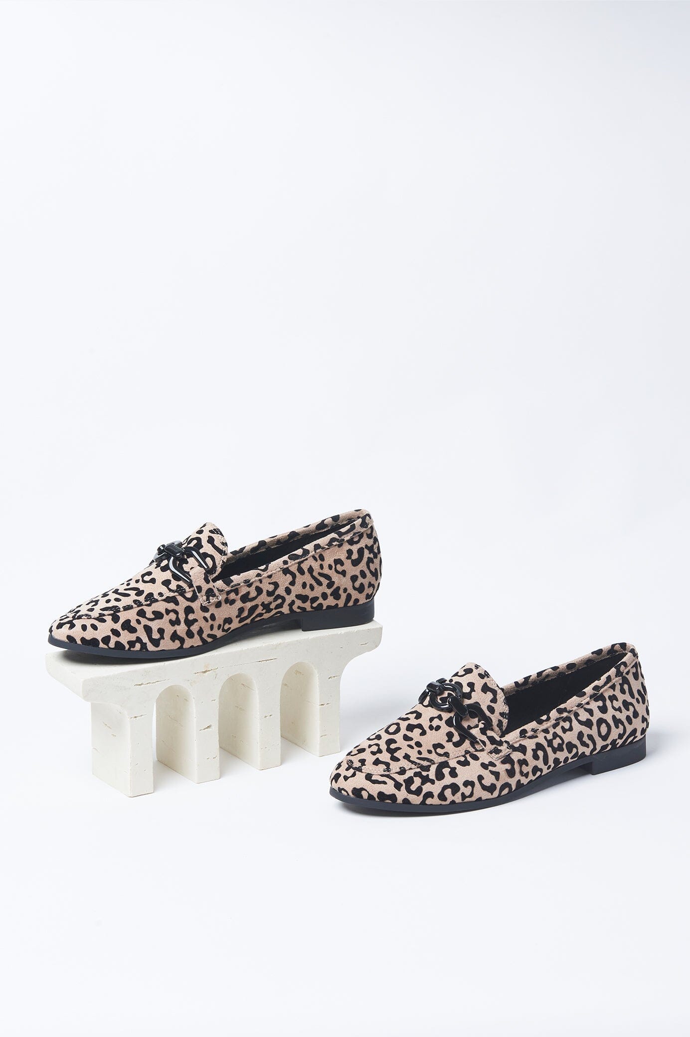Virginia Loafers Animal Print Shoes