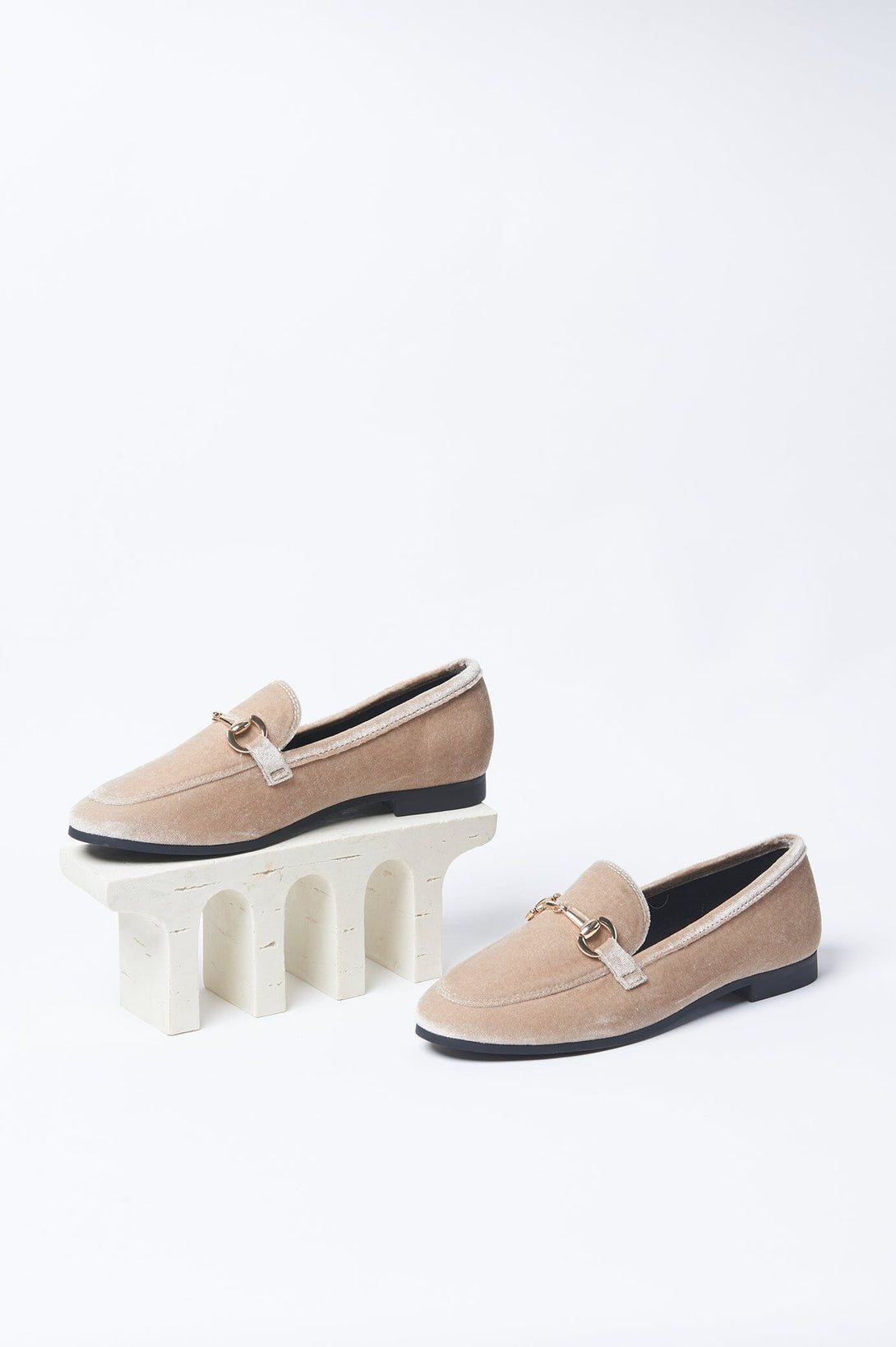 Alexia Loafers Champagne Shoes