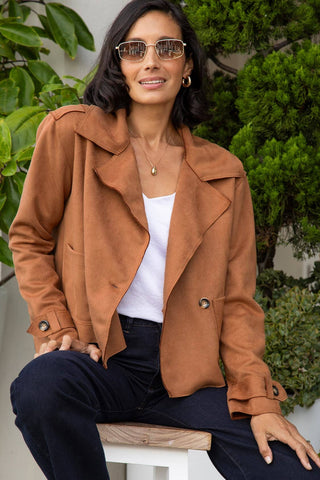 Piper Jacket Camel With Pocket- Pre Order Jacket