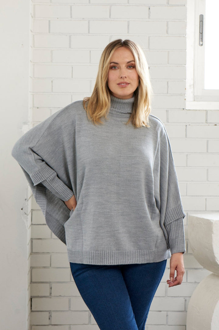 Ada Knit Jumper Grey Knitwear