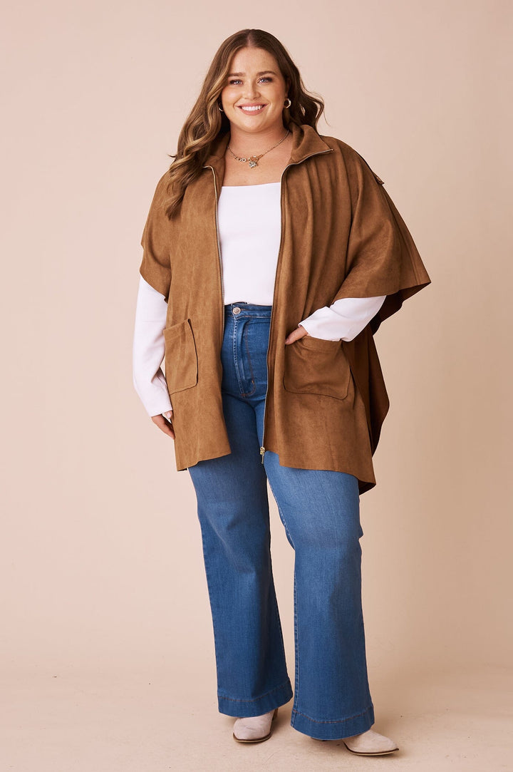 Emily Cape Tan Capes