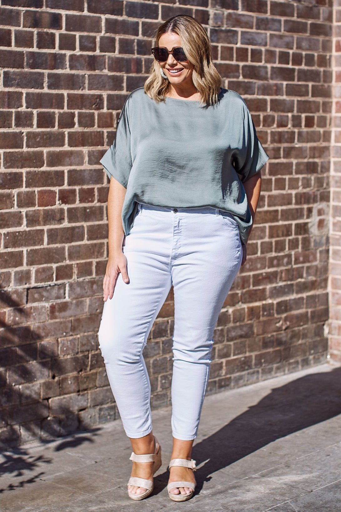 Murphy Skinny Jeans White High Rise Pants