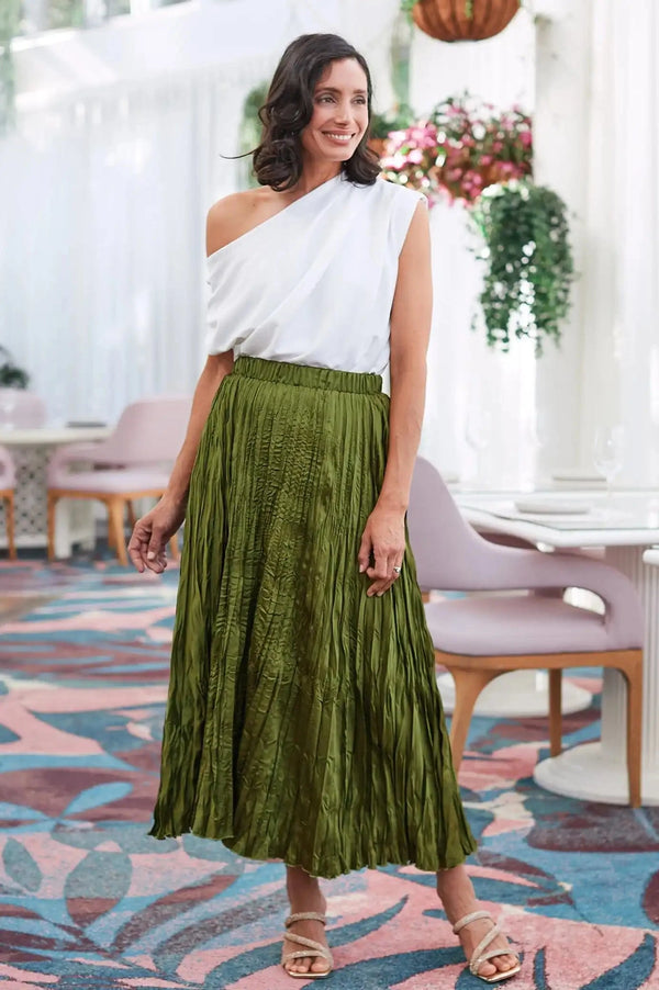 Romina Skirt Olive Skirt