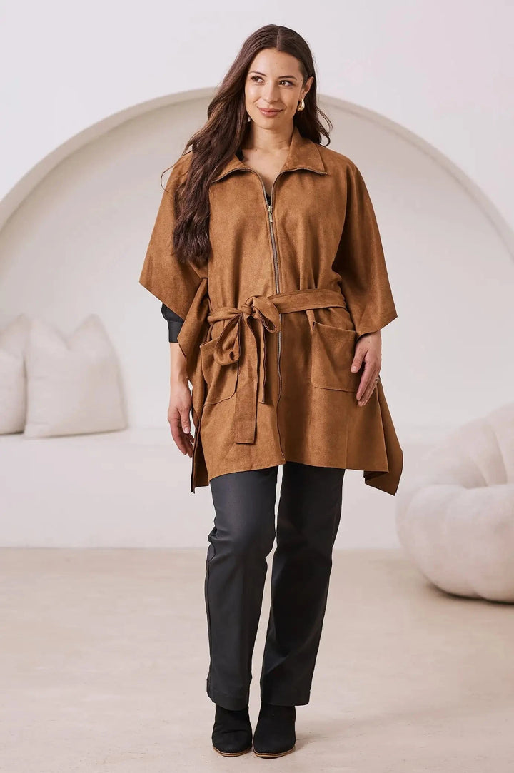 Emily Cape Tan Capes