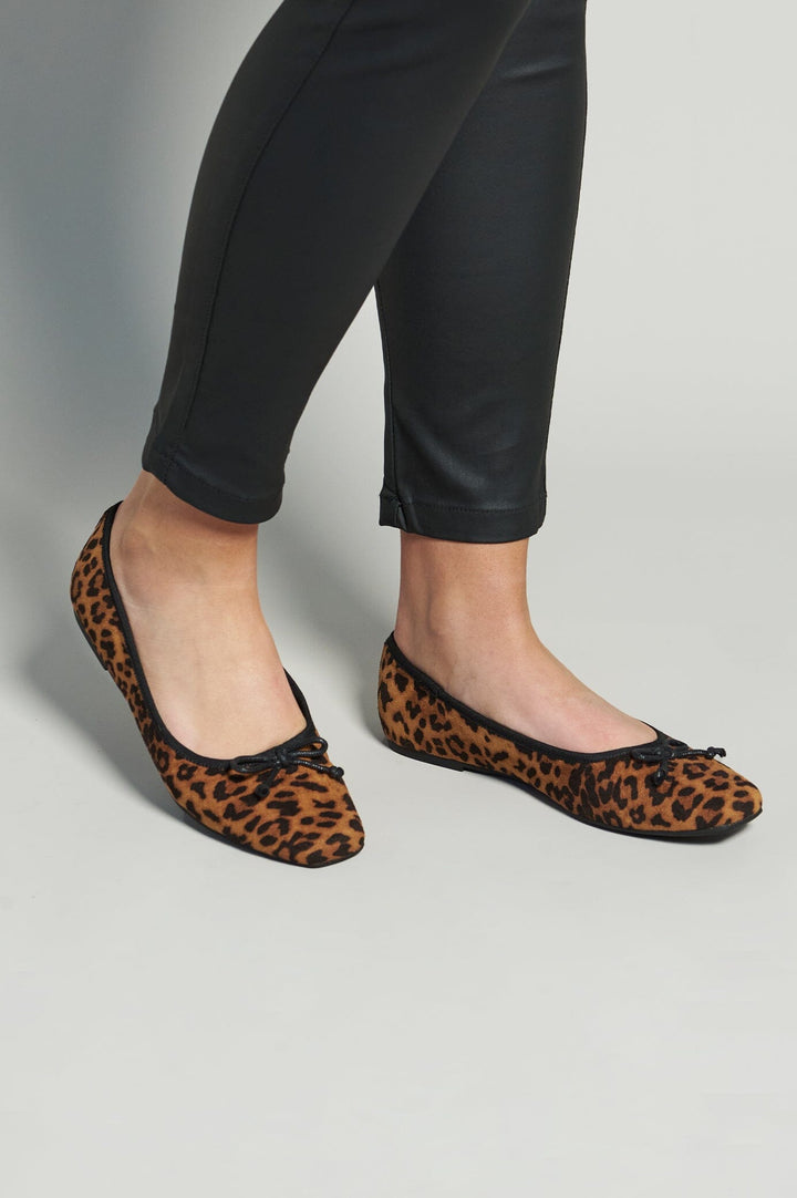 Lenora Ballet Flats Animal Print Flats