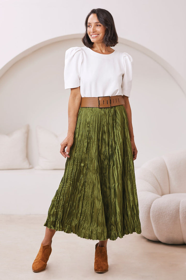 Romina Skirt Olive Skirt