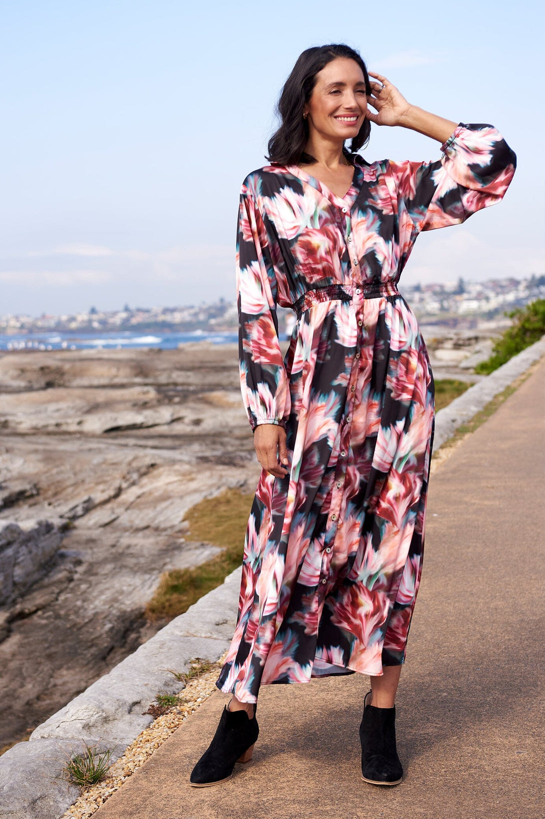 Romy Floral Print Dress Dress