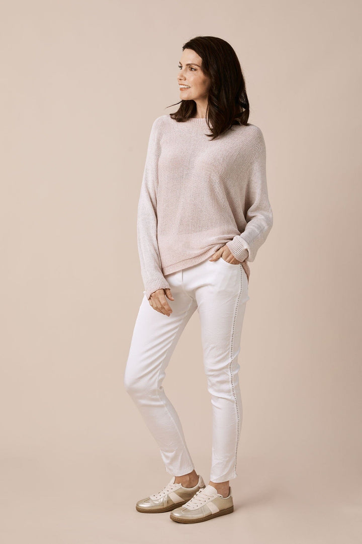 Elsa Jogger White Pants