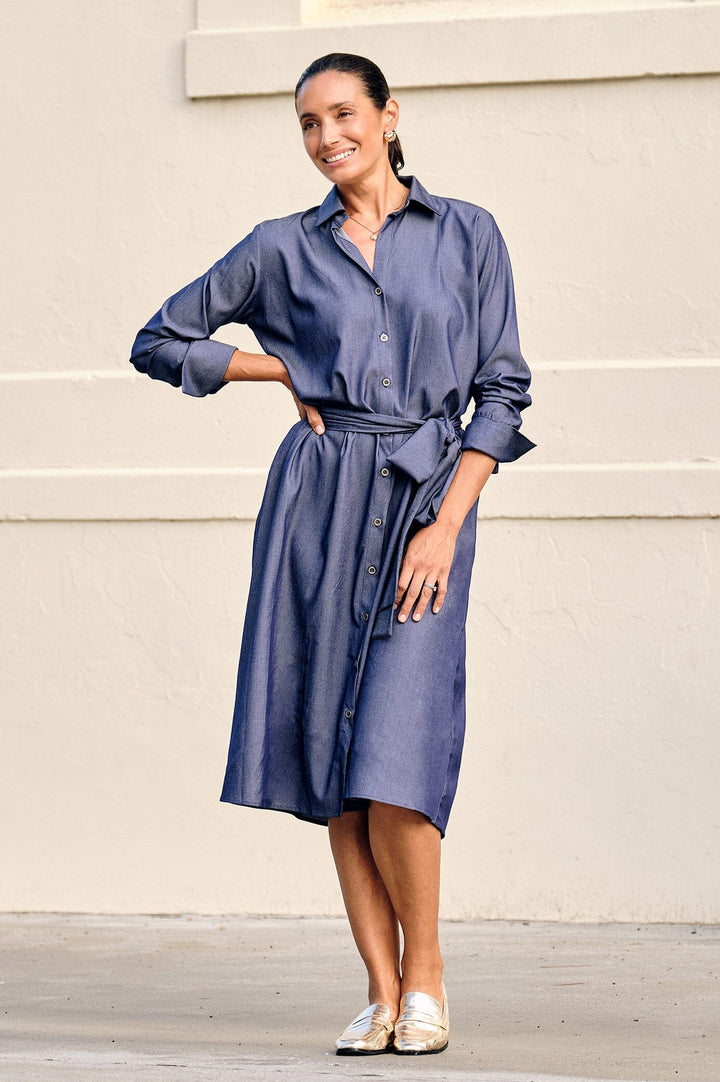 Hadley Long Sleeve Tencel Dress Dress