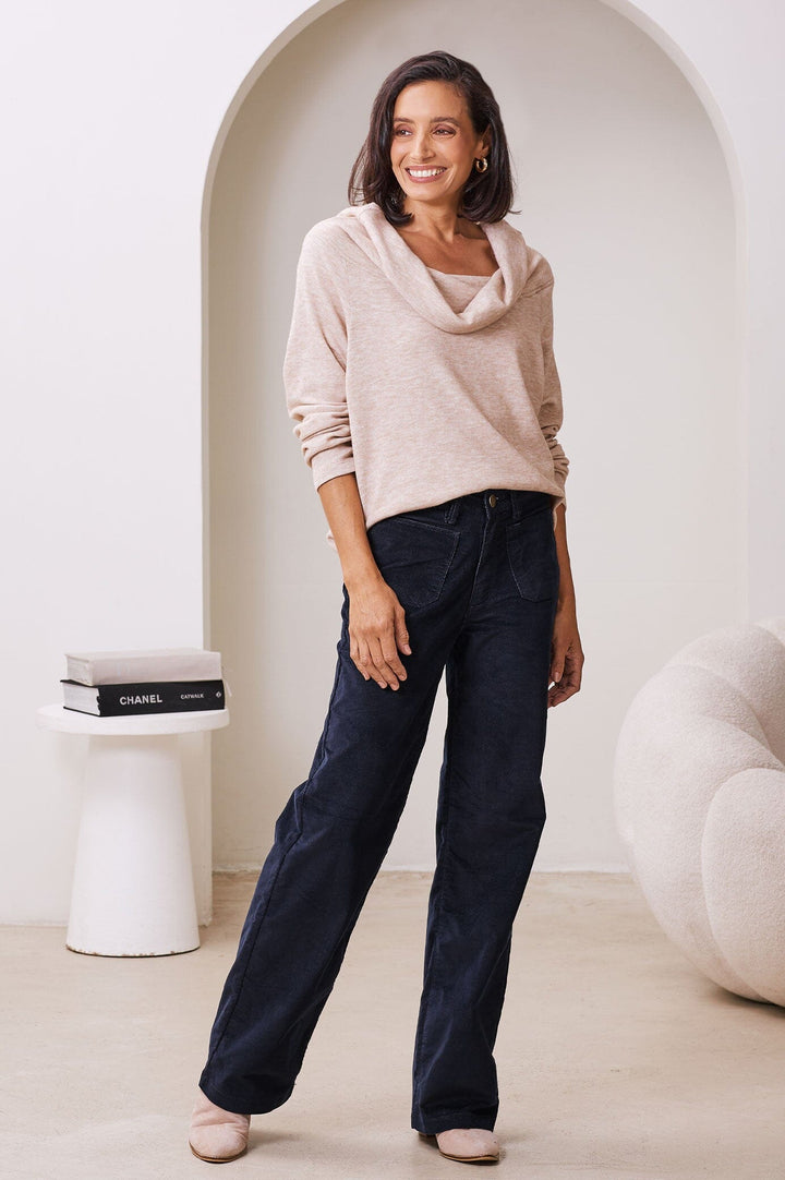 Sylvia Jumper Mocha Knitwear