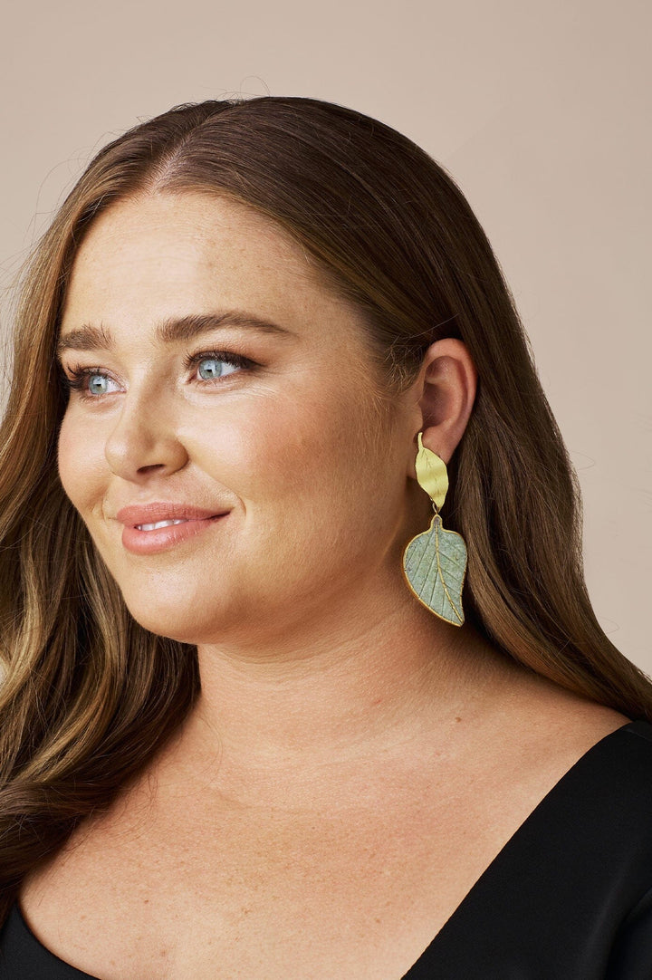 Wisteria Gold Plated Earrings Earrings