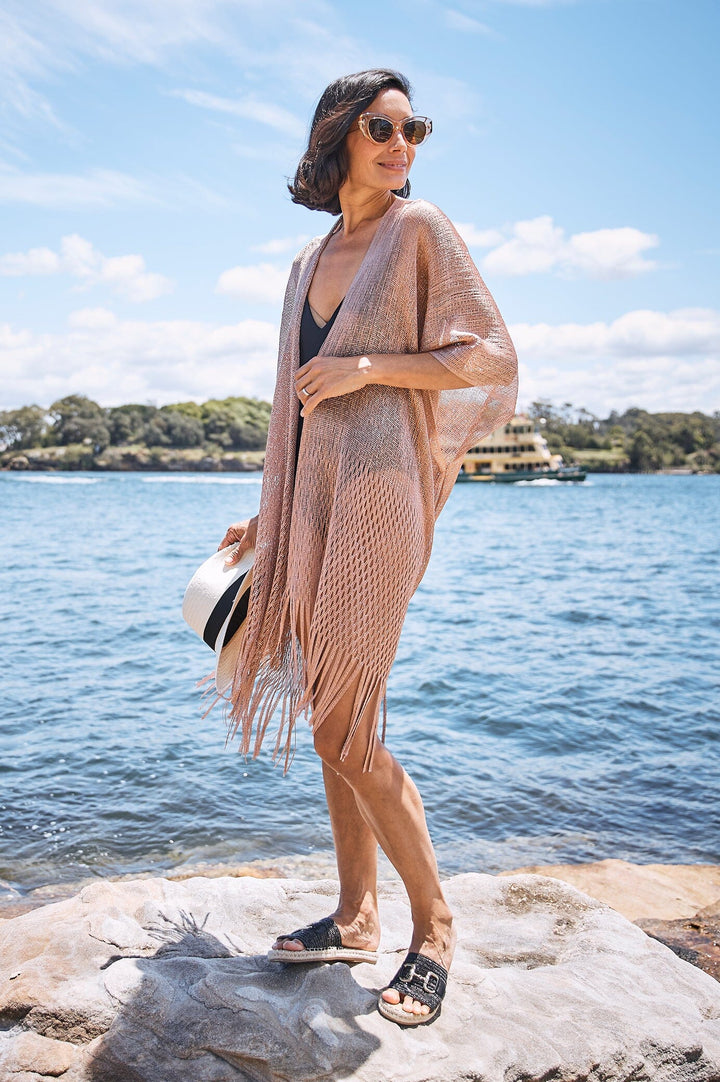 Kaia Cape Rose Gold Capes