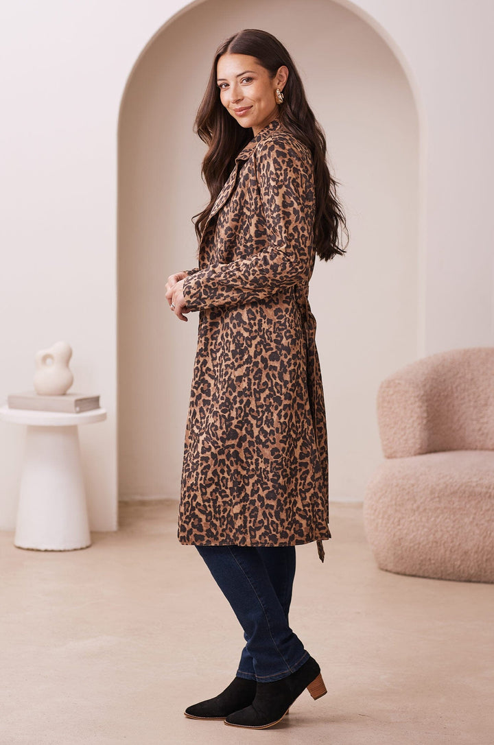 Francine Coat Animal Print Jacket