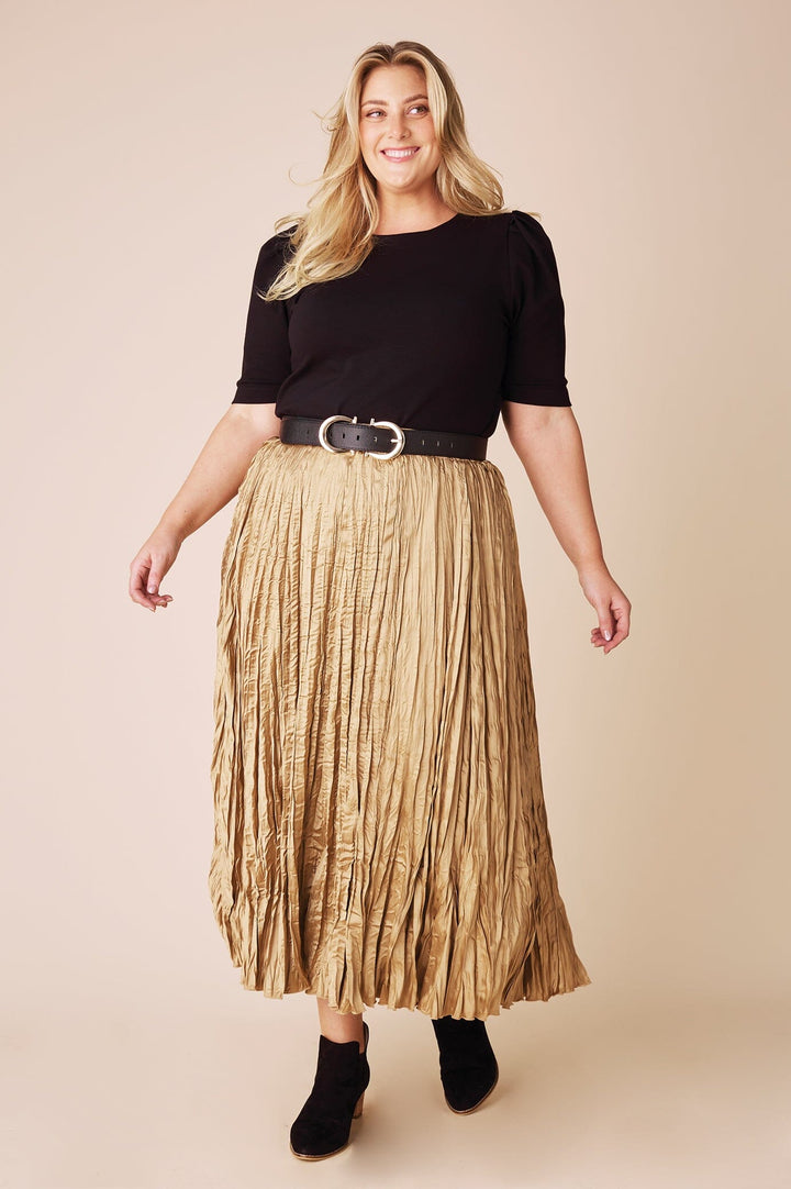 Romina Skirt Gold Skirt