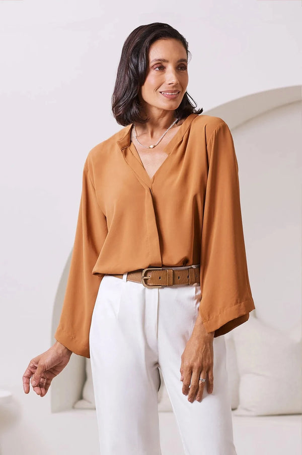Monique Top Terracotta Tops