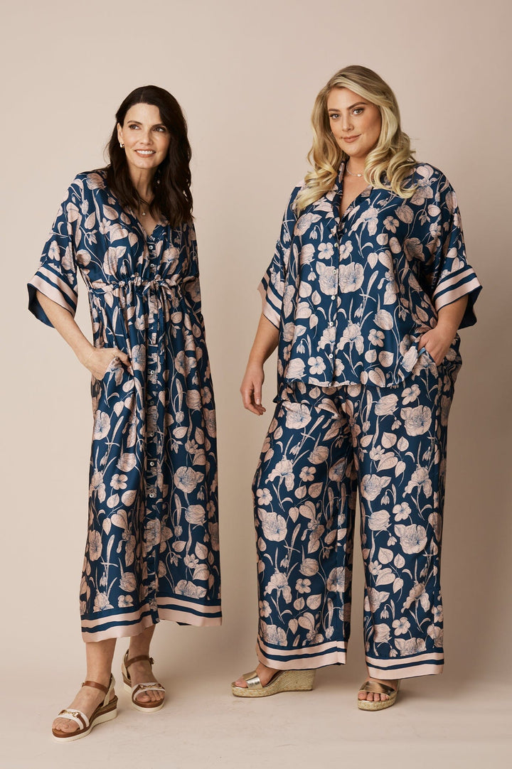 Bridgett Floral Dress Navy Dress