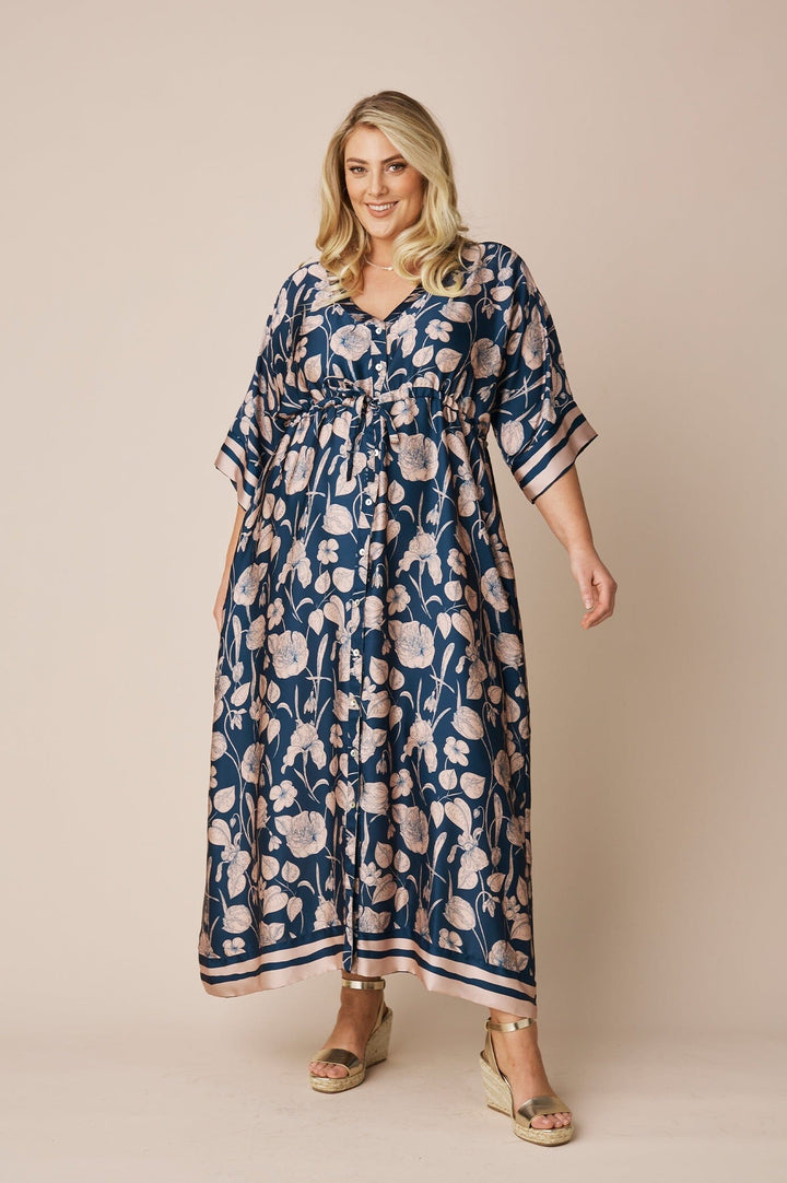 Bridgett Floral Dress Navy Dress