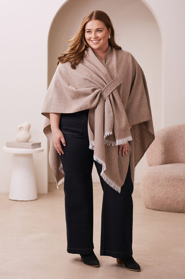 Silvia Cape Mocha- Pre Order Capes