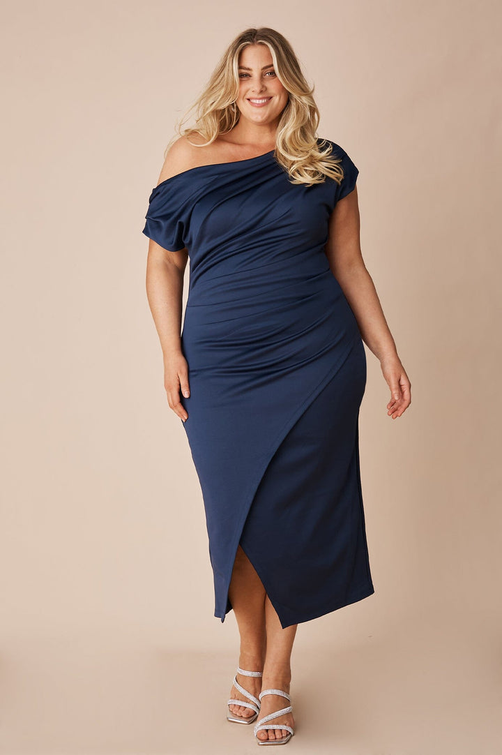 Roslyn Dress Navy Dress