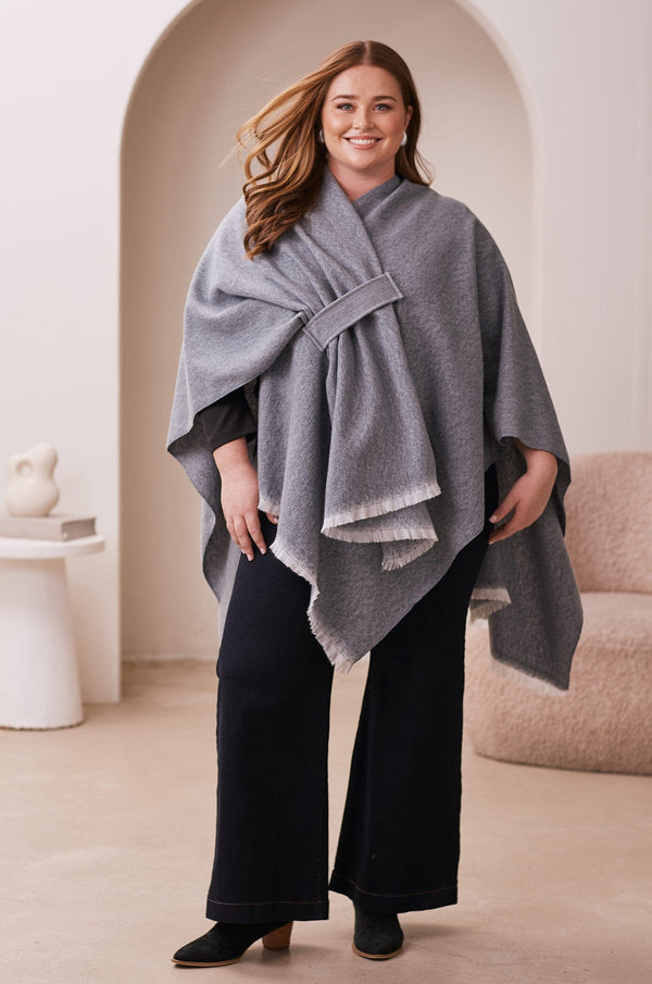 Silvia Cape Blue Grey- Pre Order Capes