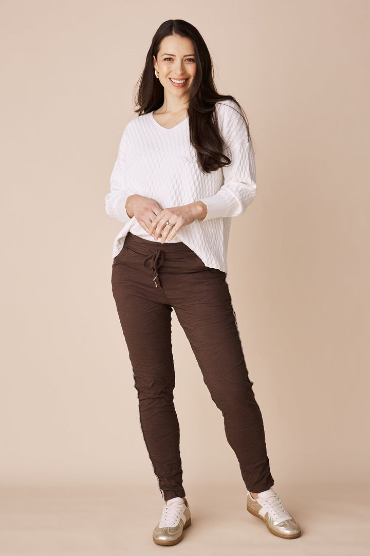 Rita Jogger Brown Pants