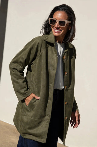 Vanessa Coat Olive- Pre Order Jacket