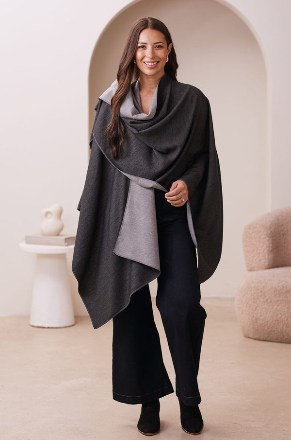 Cyrilla Cape Black Capes