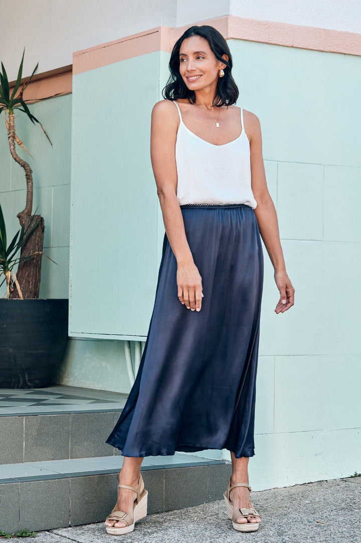 Lauryn Skirt Navy Skirt