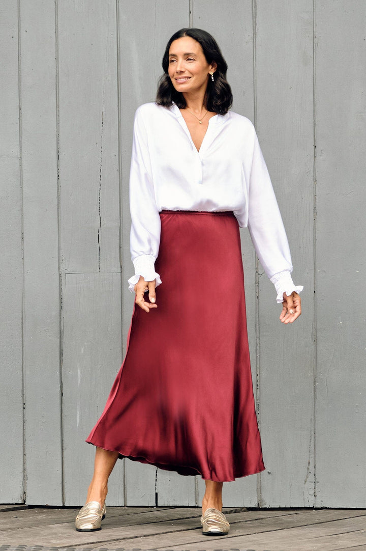 Lauryn Skirt Burgundy Skirt