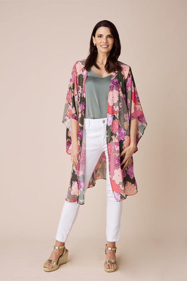 Brea Floral Cape Capes