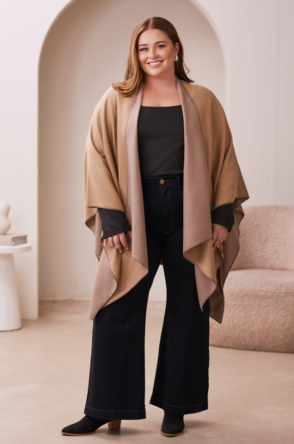 Cyrilla Cape Camel Capes