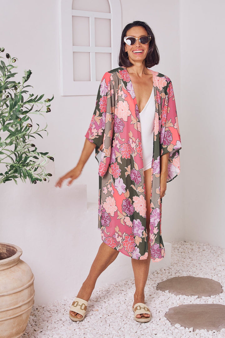 Brea Floral Cape Capes