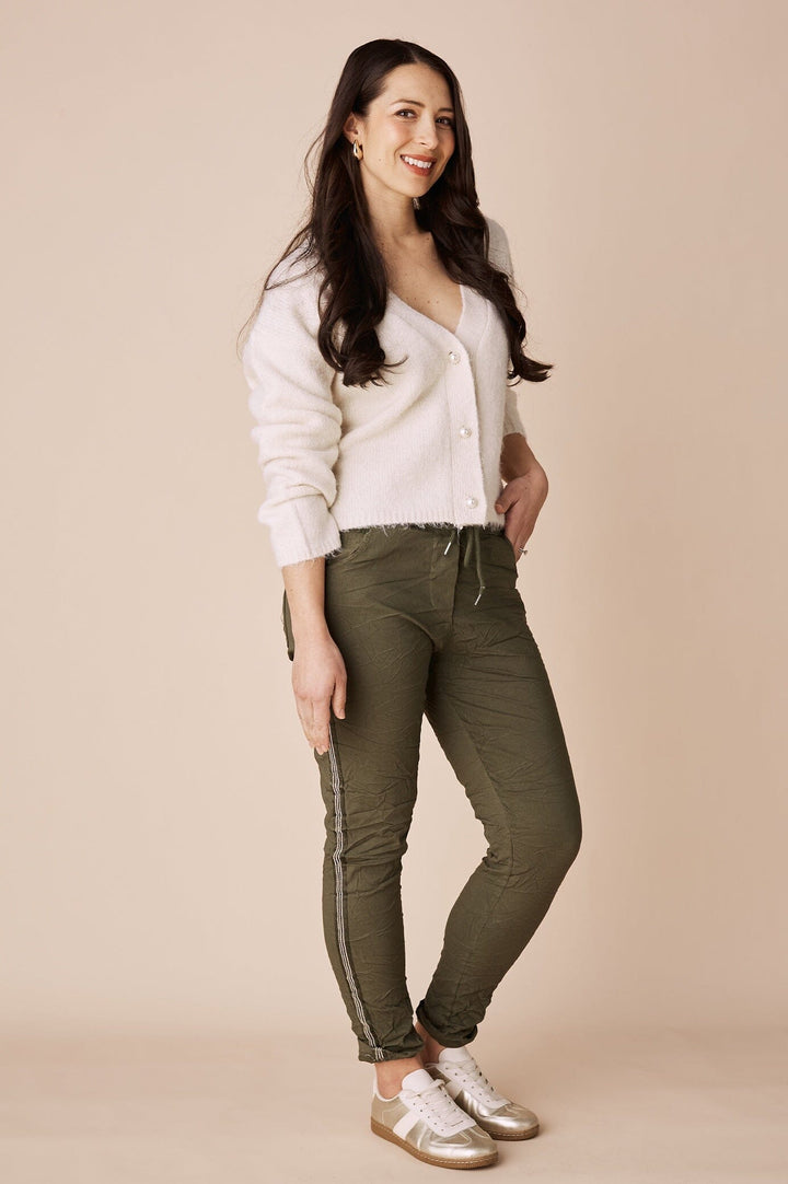 Rita Jogger Olive Pants