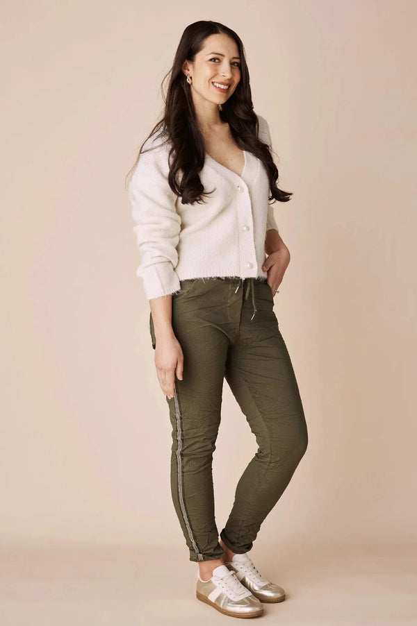 Rita Jogger Olive Pants