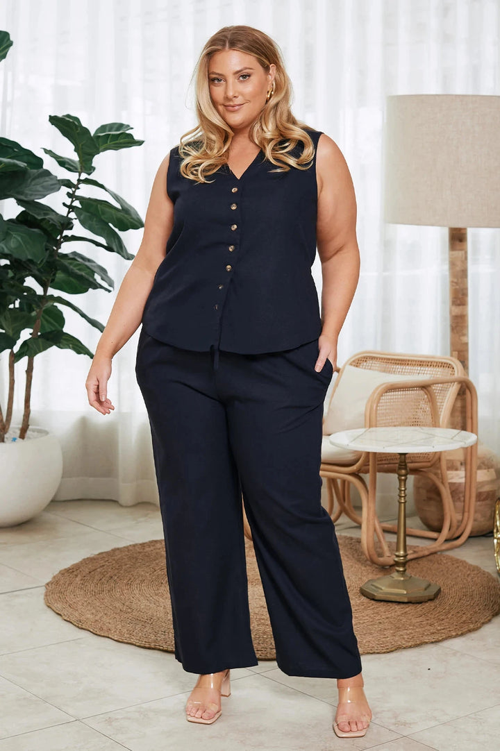 Jocelyn Vest Navy Vest