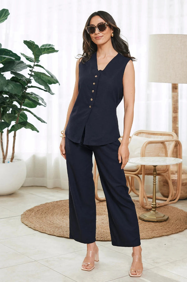 Jocelyn Pants Navy Pants