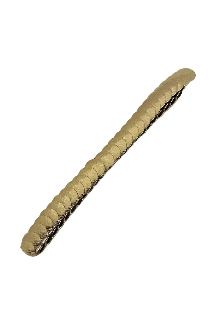 Abriana Elasticated Belt Gold Belts