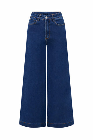 Alina Wide Leg Denim Jeans- Pre Order Denim Pants