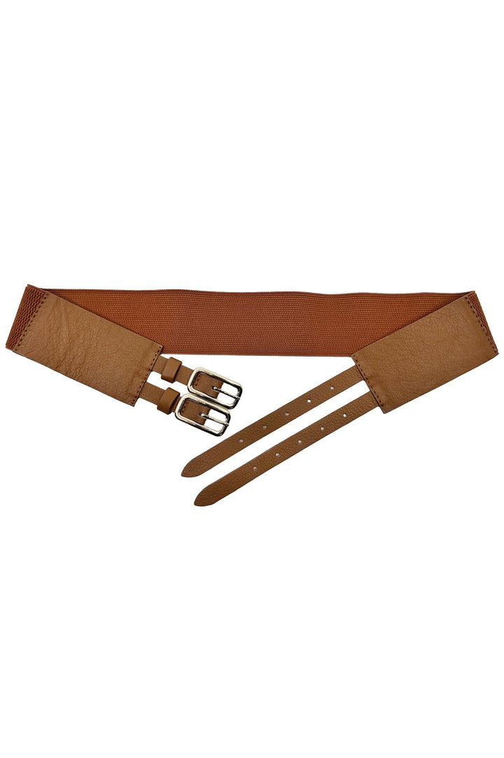 Amaya Elasticised Belt Tan General