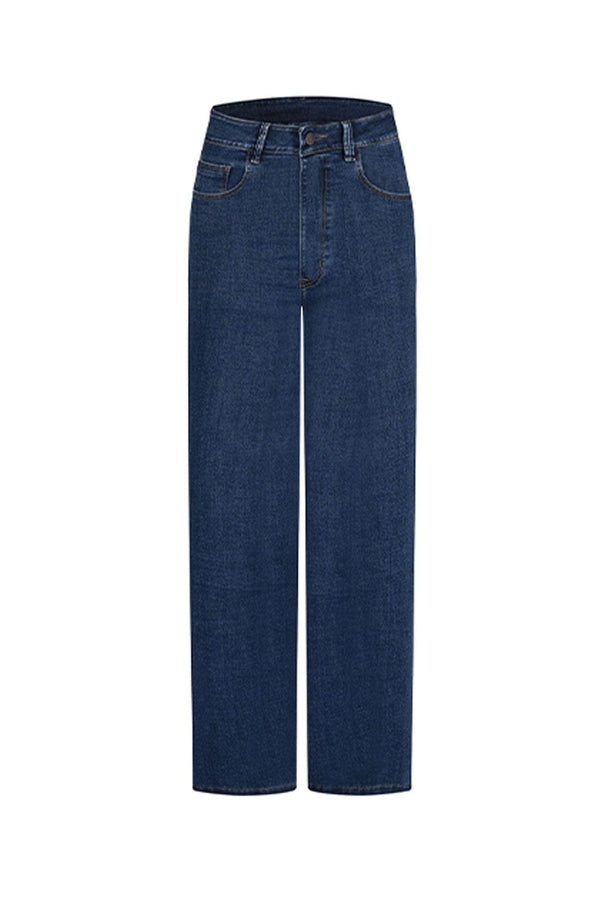 Amelia Straight Leg Jeans Classic Blue Denim Pants