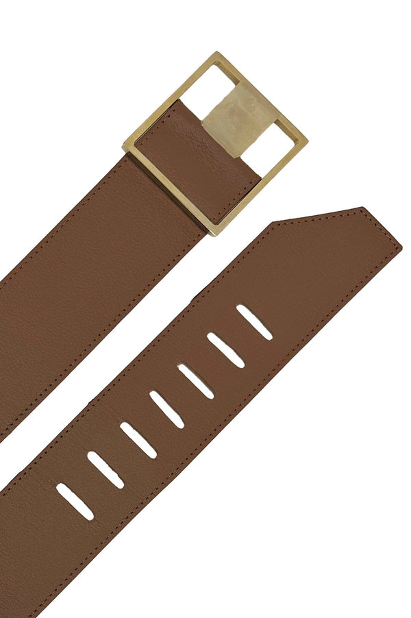 Andrea Belt Tan Soft Leather Belts