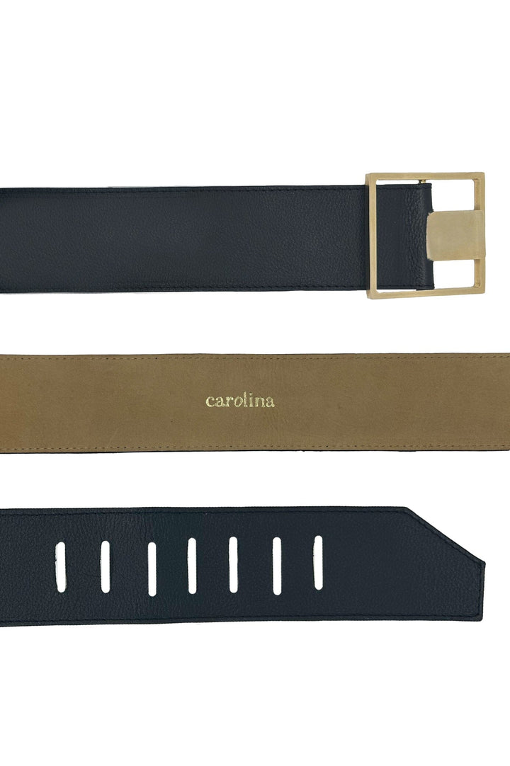 Andrea Belt Black Soft Leather Belts